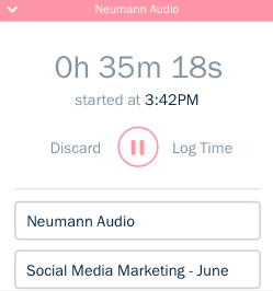 Freshbooks Time Recorder