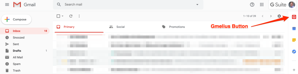 Gmelius - The new gmail button.